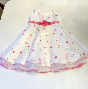 Youngland Floral Poof Dress